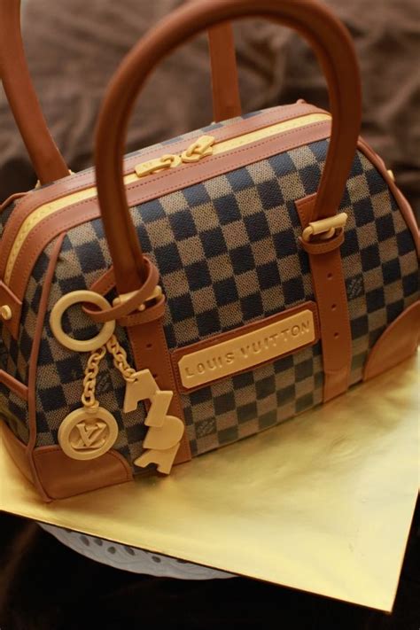 louis vuitton handbag cake instructions.